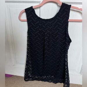 Banana Republic Deep Navy Flowy Sleeveless Top